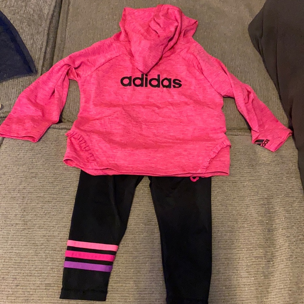 Baby girl 2 piece Adidas outfit